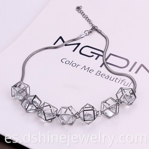 Zircon Crystal Collar Choker